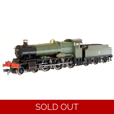 DAPOL 4S-001-006 OO CLASS 78xx Draycott Manor 7810 BR Lined Green Small E Crest